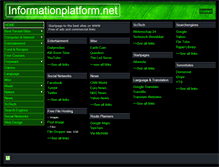 Tablet Screenshot of informationplatform.net
